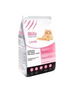 Сухой корм для кошек Blitz Pets Adult Cats Lamb Blitz pets