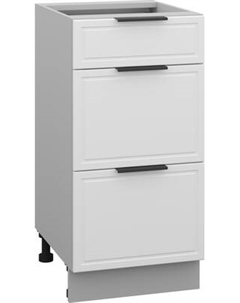 Шкаф-стол кухонный Arvento Корнелия Флок-плюс НШ40р3ш без столешницы