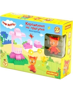 Конструктор Полесье Три кота. Карамелька на прогулке / 77179
