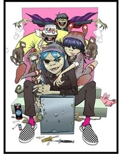 Постер Citydecor Gorillaz 1