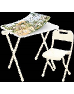 Комплект мебели с детским столом Ника В мире животных / КА3/Ж