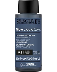 Тонирующий концентрат для волос Selective Professional Glow Liquid Colors 9.31 Selective professional
