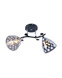 Потолочный светильник Mirastyle MX-5143B/2 BK+CR