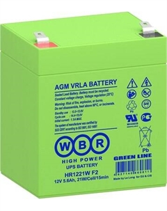 Аккумуляторная батарея WBR HR 1221W F2 12V/5Ah Wbr