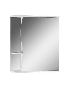 Шкаф с зеркалом для ванной Айсберг Волна 1-60
