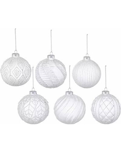 Набор шаров новогодних Tkano New Year Essential Freezy magic / TK24-NY_DEC0004