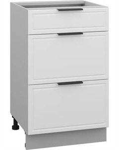 Шкаф-стол кухонный Arvento Корнелия Флок-плюс НШ50р3ш без столешницы