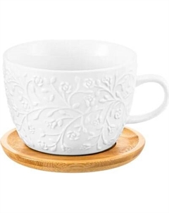 Набор для чая/кофе Elan Gallery Веточки-цветочки / 630104_2 Elan gallery