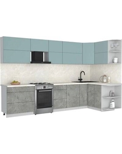 Кухонный гарнитур Интерлиния Мила Матте 1.5x3.3 Б PR