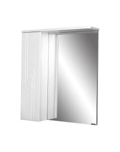 Шкаф с зеркалом для ванной Айсберг Лилия 50