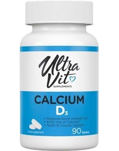 Витаминно-минеральный комплекс UltraVit Supplements. Кальций+D3 Ultravit