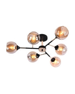 Потолочный светильник Mirastyle MH-10160/6 BK+FGD