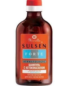 Шампунь для волос Mirrolla Сульсен Форте с кетоконазолом против перхоти 2024