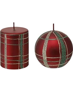 Набор свечей Tkano New Year Essential Festive classics / TK24-NY_CND0008