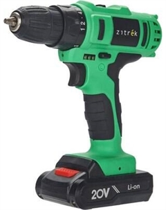 Аккумуляторная дрель-шуруповерт Zitrek Green 20-Li Plus / 083-1115