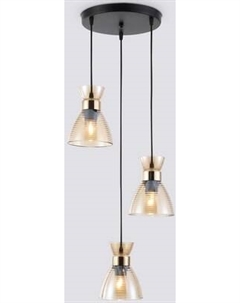 Люстра Ambrella TR3405/3 BK/FGD/TI