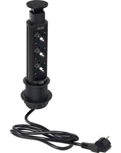 Блок розеточный AKS Выдвижной Vulcan Aks