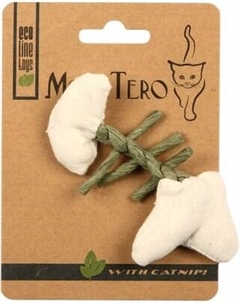 Игрушка для кошек Mon Tero Eco Рыбья кость с кошачьей мятой / 51460 Mon tero