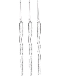 Набор елочных игрушек Tkano New Year Essential Melting icicles / TK24-NY_DEC0005