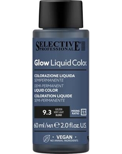Тонирующий концентрат для волос Selective Professional Glow Liquid Colors 9.3 Selective professional