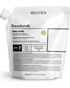 Порошок для осветления волос Selective Professional Decolorvit Free Hand с глиной Selective professional