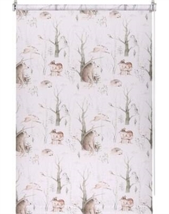 Рулонная штора Franc Gardiner Print Лесные друзья медведи, день 55x160 / 9403218382 Franc gardiner