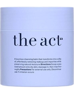 Гидрофильный бальзам The Act Для умывания The act
