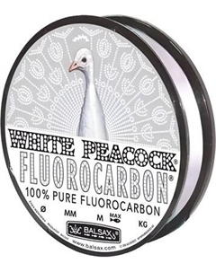 Леска флюорокарбоновая Balsax Fluorocarbon White Peacock 0.22мм