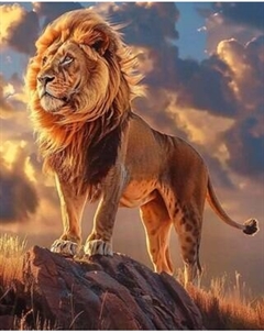 Картина по номерам Молли Король лев 40x50 / HR0735 Molli