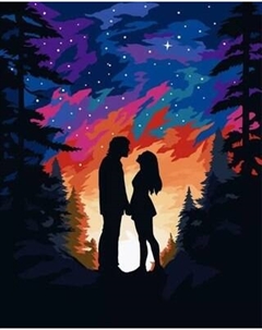 Картина по номерам Мы с тобой / GLA179 Ilikegift