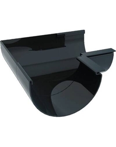 Угол желоба Ruplast Внутренний 90 градусов RAL 7024