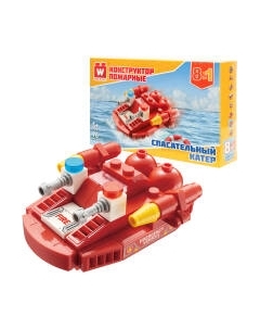Конструктор Wise Block Спасательный катер 8 в 1 / 40428 Wise block