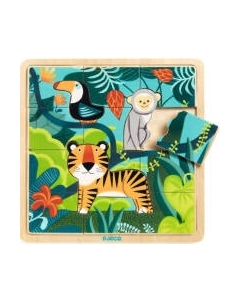 Развивающая игра Djeco Деревянный - Джунгли 01810