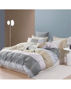 Комплект постельного белья Реноме 1.5сп Темно-синяя коллекция ПП 7443