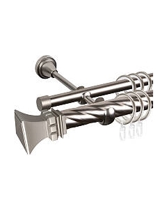 Карниз для штор АС ФОРОС Grace D25К/16Г составной + наконечники Эмпория Ас форос