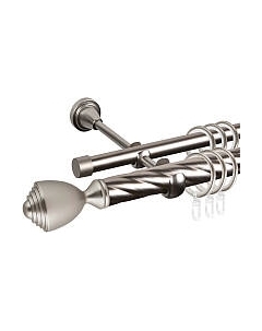 Карниз для штор АС ФОРОС Grace D25К/16Г составной + наконечники Аванти Ас форос