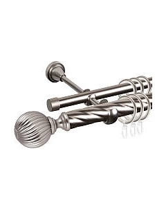 Карниз для штор АС ФОРОС Grace D25К/16Г составной + наконечники Орион Ас форос