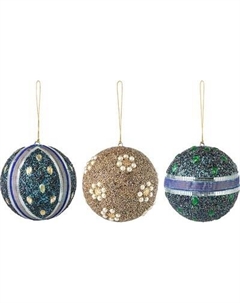 Набор елочных игрушек Tkano New Year Essential Vivid moments / TK24-NY_DEC0018