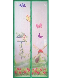 Москитная сетка на дверь Мультидом Мельница CF84-41