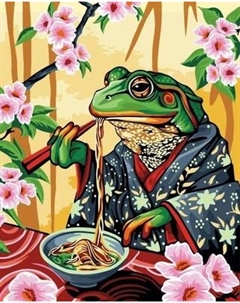 Картина по номерам Госпожа лягушка / GLA122 Ilikegift