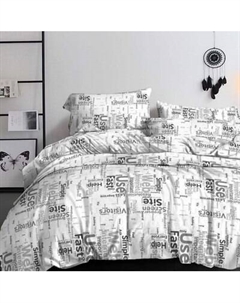 Комплект постельного белья Alleri Эко Сатин Евро / СС-553