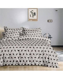 Комплект постельного белья Alleri Эко Сатин 1.5сп / СС-560