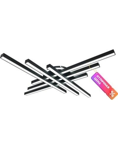 Потолочный светильник Mirastyle XL-60034/6+1S BK