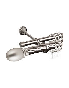 Карниз для штор АС ФОРОС Grace D25К/16Г + наконечники Белуно Ас форос