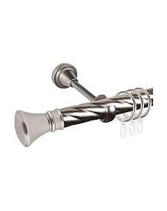 Карниз для штор АС ФОРОС Grace D25К + наконечники Колокол Ас форос