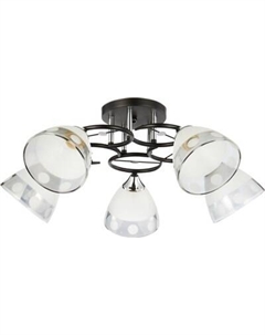 Потолочный светильник Mirastyle WX-6116/5 BK+CR
