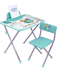Комплект мебели с детским столом Ника Математика с монстриками КП2/ММ