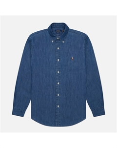 Мужская рубашка Custom Fit Polo Pony Color Polo ralph lauren