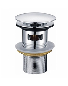 Донный клапан 1-1/4", 80мм, с переливом, Хром с переходником на 7/8 740004 Arrowhead