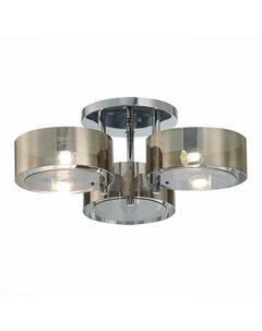 Люстра потолочная SL483.702.03 хром/дымчатый (3*40Вт, Е27) Evoluce